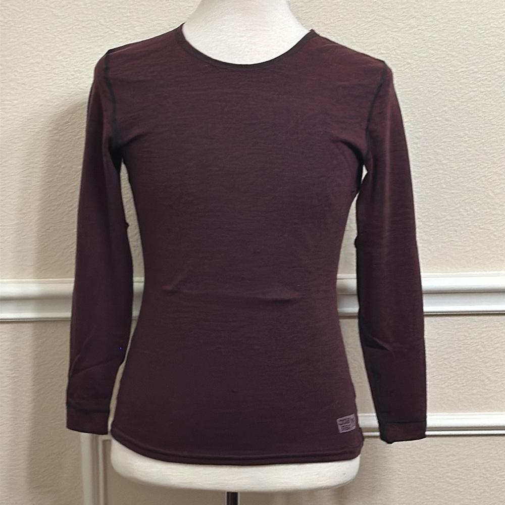 PolarMax MONTANA WOOL 2.0 Crewneck Long Sleeve - Maple Leaaf